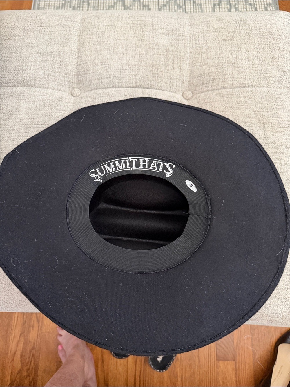 Summit Hats MX Black Wool Felt Cattleman Cowboy Vaquero Hat Small - Picture 2 of 7